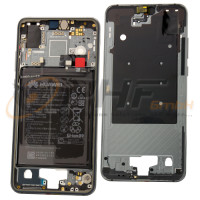 Huawei P20 Mittelcover + Akku, blue, Serviceware Huawei P20 Mittelcover + Akku, blue, Serviceware