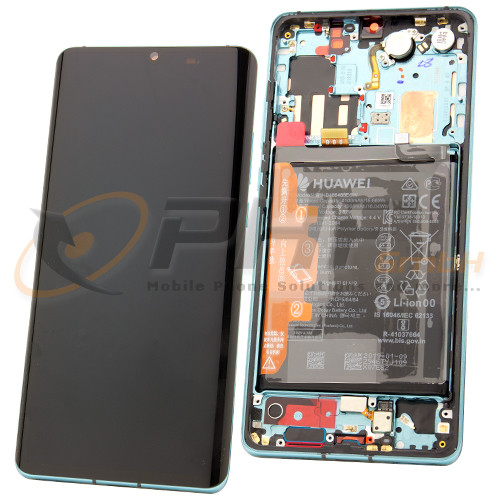 Huawei P30 Pro LC-Display Einheit, aurora blue, Serviceware