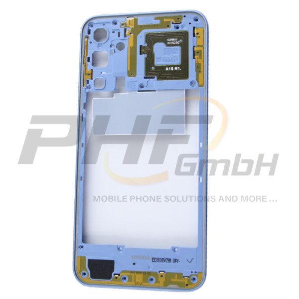 Samsung SM-A156b Galaxy A15 5G Mittelrahmen, blue, Serviceware