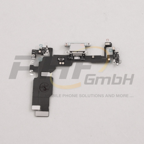 OEM System Konnektor + Audio Flexkabel für iPhone 15, green, neu