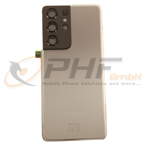 Samsung SM-G998b Galaxy S21 Ultra 5G Akkudeckel, phantom titanium, Serviceware