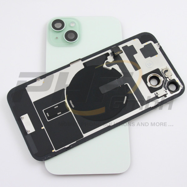 Backcover Glas für iPhone 15 Plus, green, pulled