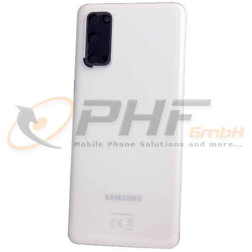 Samsung SM-G980f/SM-G981f Galaxy S20/S20 5G Akkudeckel, white, Serviceware