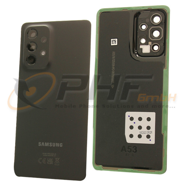 Samsung SM-A536b Galaxy A53 5G Akkudeckel, black, Serviceware