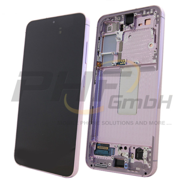 Samsung SM-S911b Galaxy S23 LC-Display Einheit, lavender, Service Pack