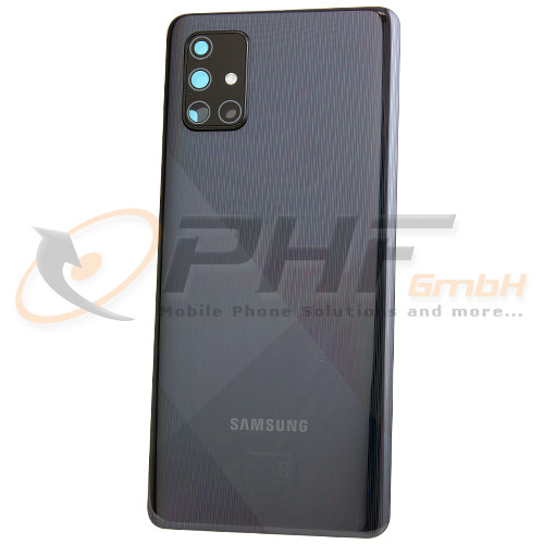 Samsung SM-A715f Galaxy A71 Akkudeckel, black, Serviceware