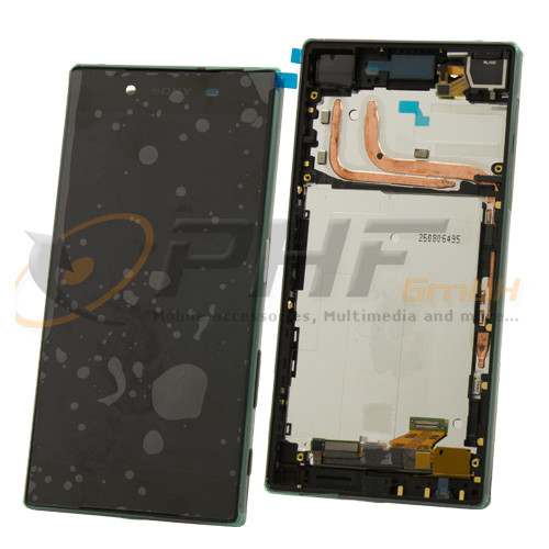 Sony E6603/E6653 - Xperia Z5 LC-Display Einheit inkl. Rahmen, black, neu