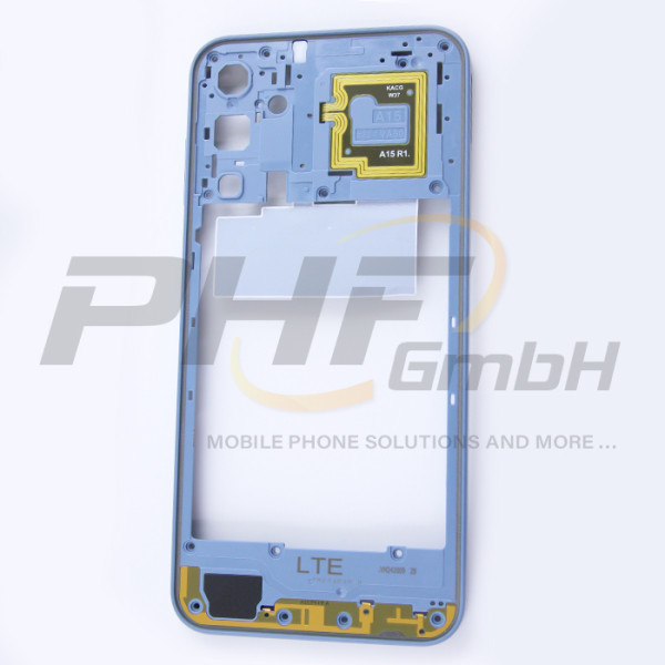 Samsung SM-A155f Galaxy A15 4G Mittelrahmen, blue, Serviceware