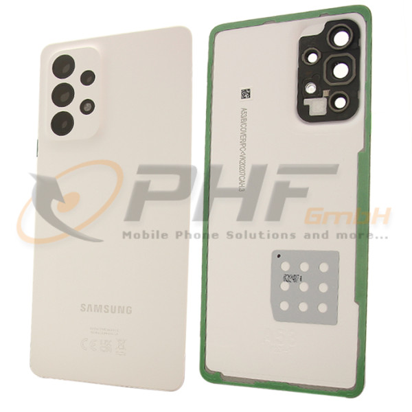 Samsung SM-A536b Galaxy A53 5G Akkudeckel, white, Serviceware