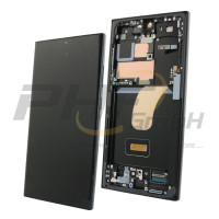 Samsung SM-S918b Galaxy S23 Ultra LC-Display Einheit, graphite red, original assembled Samsung SM-S918b Galaxy S23 Ultra LC-Display Einheit, graphite red, original assembled