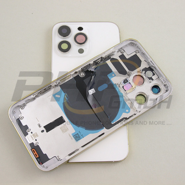 Backcover Gehäuse für iPhone 13 Pro Max, silver, refurbished