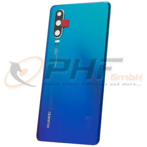 Huawei P30 Akkudeckel, aurora blue, Serviceware