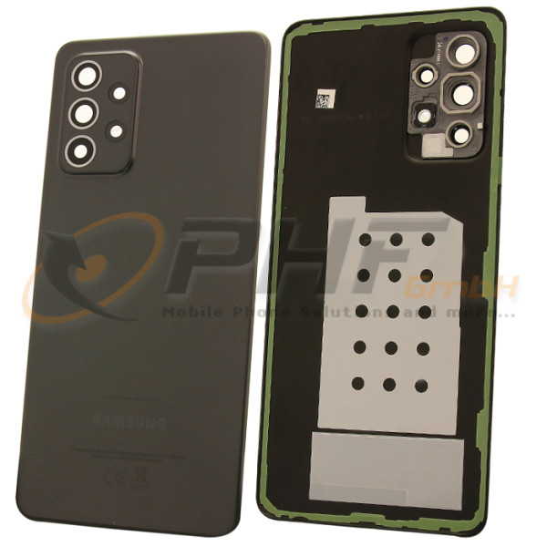 Samsung SM-A525f/A526b Galaxy A52/A52 5G Akkudeckel, black, Serviceware