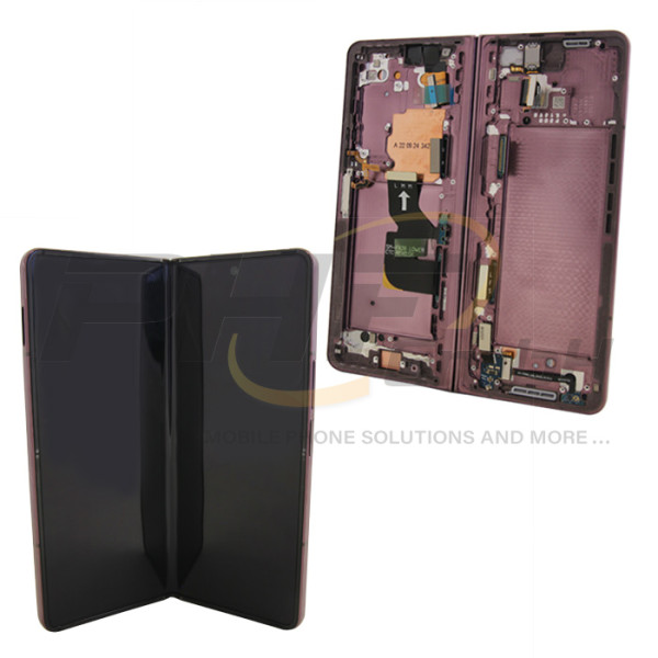 Samsung SM-F936b Galaxy Z Fold4 LC-Display Einheit, burgundy, Service Pack