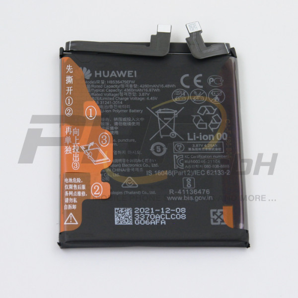 Huawei HB536479EFW - P50 Pro Akku, Serviceware