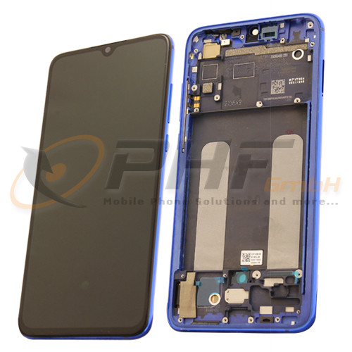 Xiaomi Mi9 Lite LC-Display Einheit, blue, Service Ware