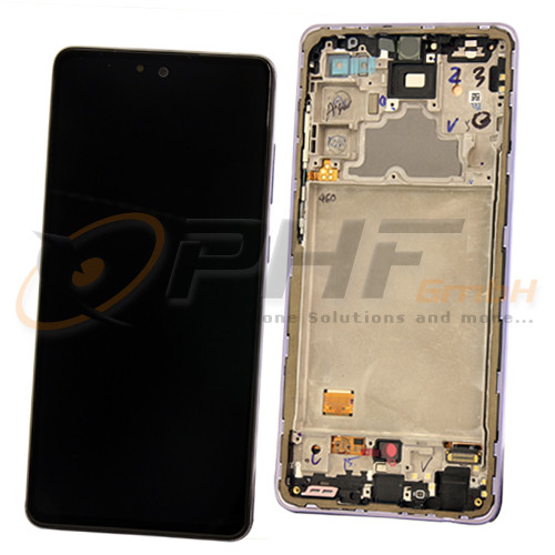 Samsung SM-A725f, A726b Galaxy A72 5G LC-Display Einheit ohne Akku, violet, Service Pack