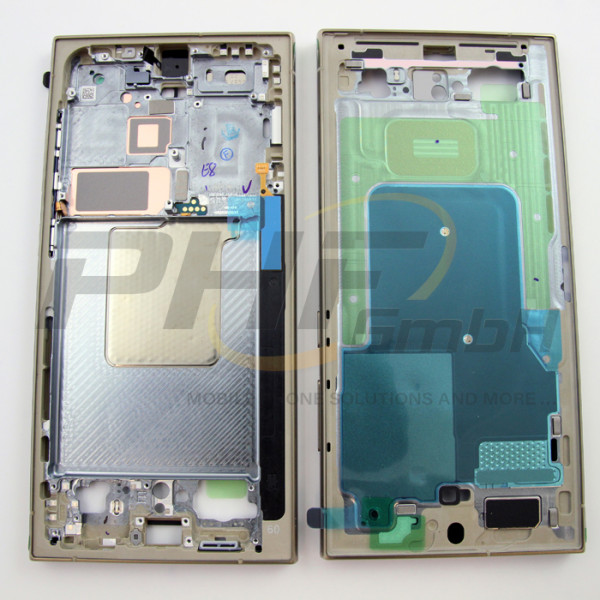 Samsung SM-S928B Galaxy S24 Ultra Mittelrahmen, titanium yellow, Service Pack