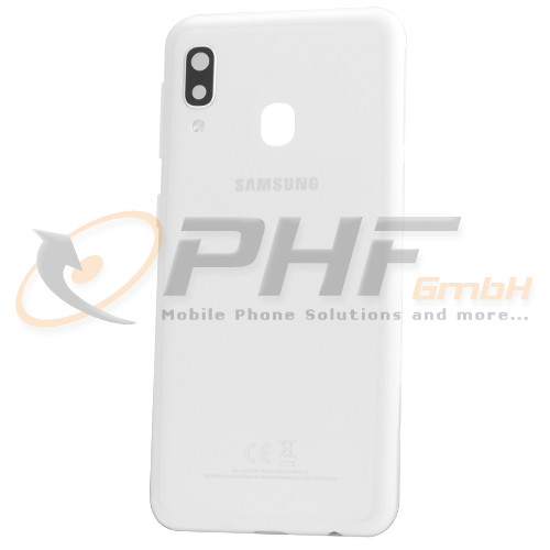 Samsung SM-A202f Galaxy A20e Akkudeckel, white, Serviceware