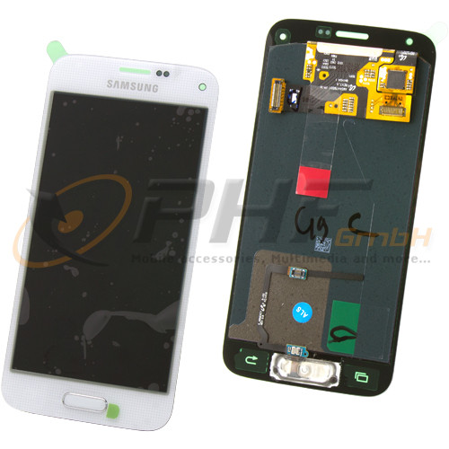 Samsung SM-G800f Galaxy S5 Mini LC-Display Einheit, white, Service Pack