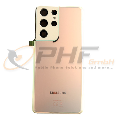 Samsung SM-G998b Galaxy S21 Ultra 5G Akkudeckel, phantom silver, Serviceware