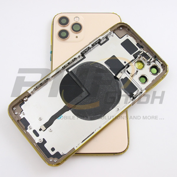 Backcover Gehäuse für iPhone 11 Pro, matte gold, refurbished