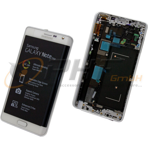 Samsung SM-N915 Galaxy Note Edge LC-Display Einheit, weiss, Service Pack