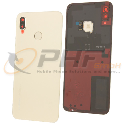 Huawei P20 Lite Akkudeckel, gold, Serviceware