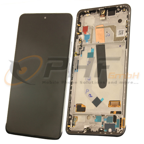 Xiaomi POCO F3 LC-Display Einheit, black, Service Ware