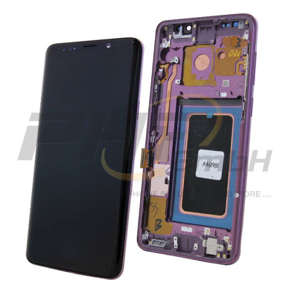 Samsung SM-G965f Galaxy S9+ LC-Display Einheit, purple, refurbished