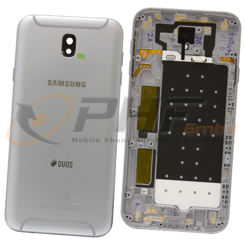 Samsung SM-J730f Galaxy J7 (2017) Akkudeckel, silver, Serviceware