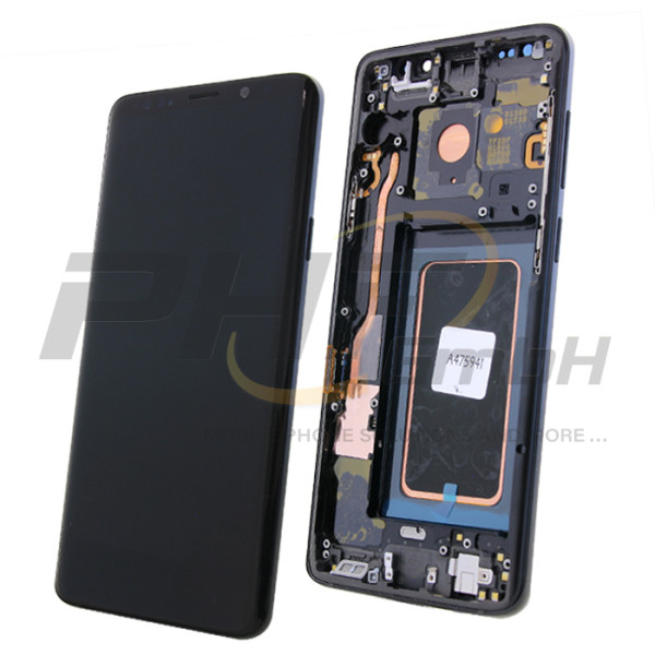 Samsung SM-G965f Galaxy S9+ LC-Display Einheit, black, refurbished