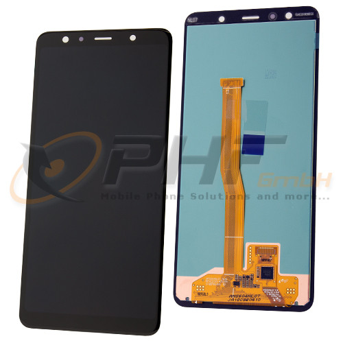 Samsung SM-A750f Galaxy A7 (2018) LC-Display Einheit, black, Service Pack