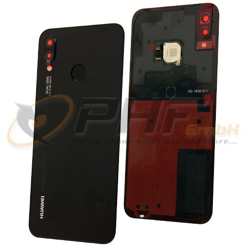Huawei P20 Lite Akkudeckel, black, Serviceware