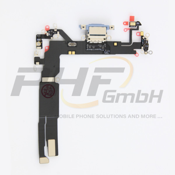 OEM System Konnektor + Audio Flexkabel für iPhone 17, mist blue, neu