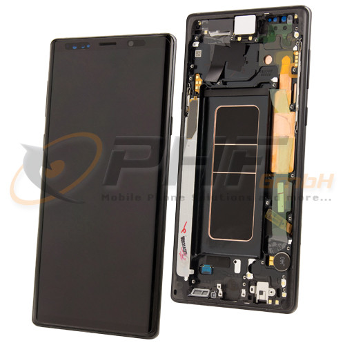 Samsung SM-N960f Galaxy Note 9 LC-Display Einheit, black, Service Pack
