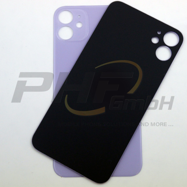 Backcover Glas für iPhone 11, violet