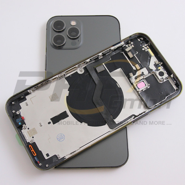 Backcover Gehäuse für iPhone 12 Pro Max, graphite, pulled