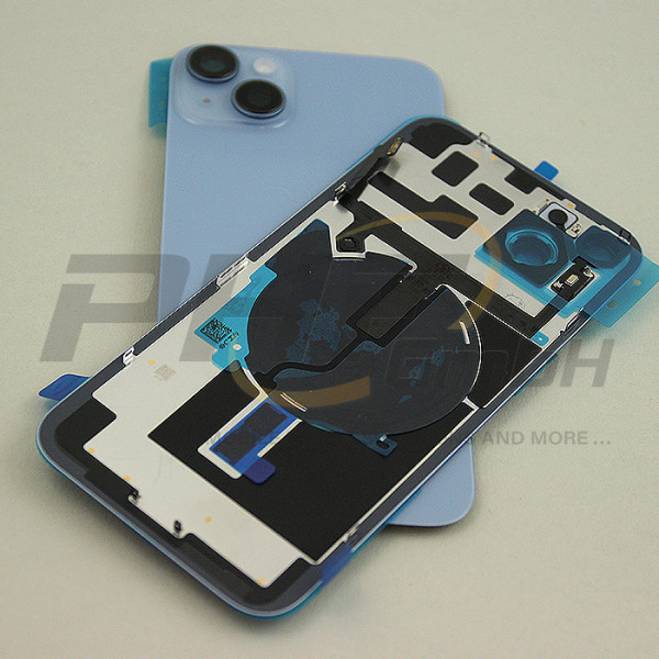 Backcover Glas für iPhone 14 Plus, blue, pulled
