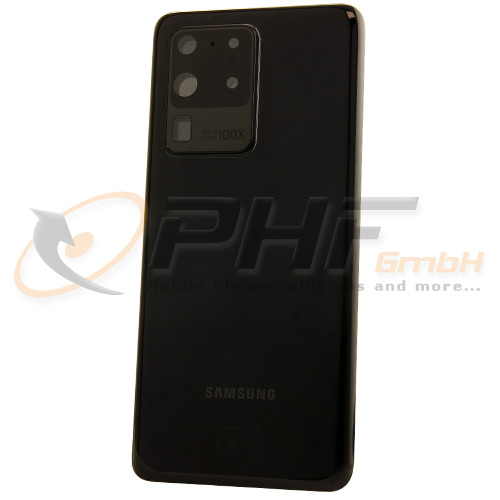 Samsung SM-G988b Galaxy S20 Ultra 5G Akkudeckel, black, Serviceware