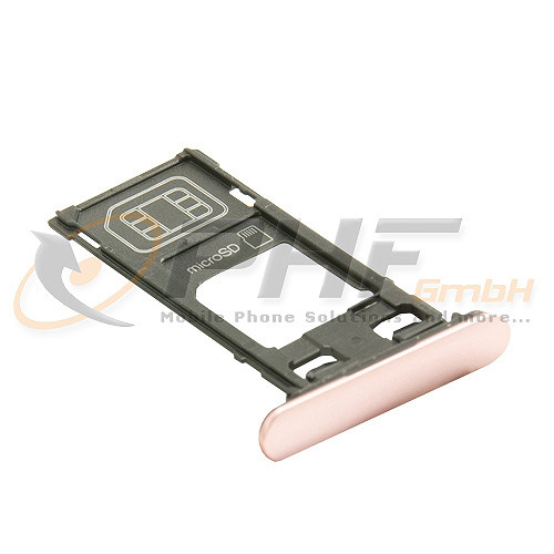 Sony F8331 - Xperia XZ Sim- und Speicherkarten Halter, pink, neu