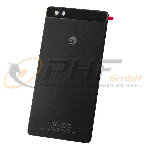 Huawei P8 Lite Akkudeckel, black, neu