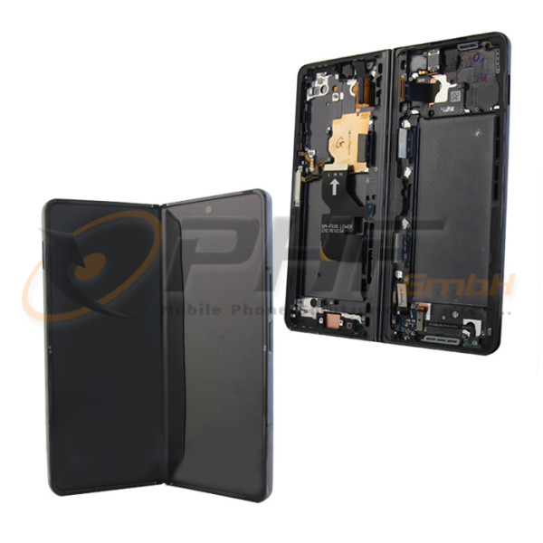 Samsung SM-F936b Galaxy Z Fold4 LC-Display Einheit, phantom black, Service Pack