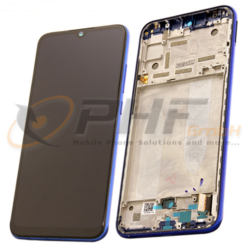 Xiaomi Mi A3 LC-Display Einheit, blue, Service Ware