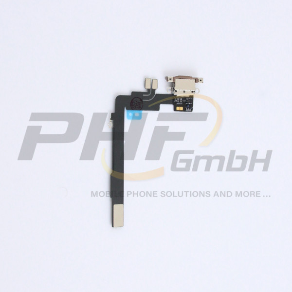 OEM System Konnektor + Audio Flexkabel für iPhone 16 Pro Max, desert titanium, neu