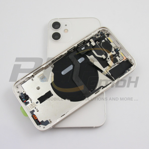 Backcover Gehäuse für iPhone 12 mini, white, pulled