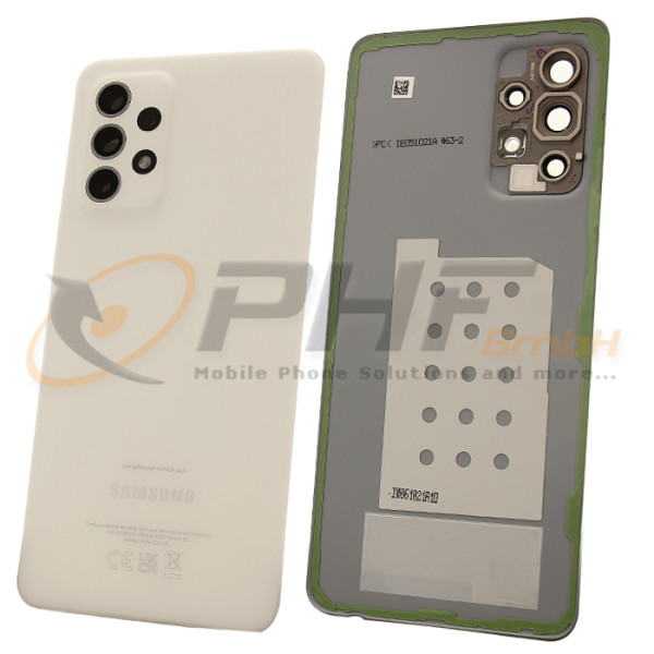 Samsung SM-A528b Galaxy A52s 5G Akkudeckel, white, Serviceware