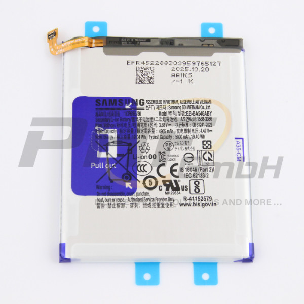 Samsung EB-BA546ABY - SM-A346b, SM-A546b Galaxy A34 5G, A54 5G, A25, A55 5G, A35 5G, Akku, Serviceware