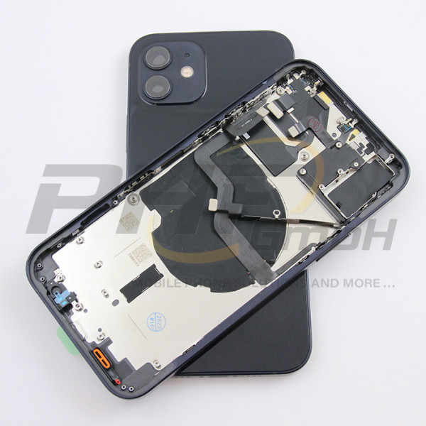 Backcover Gehäuse für iPhone 12, black, refurbished