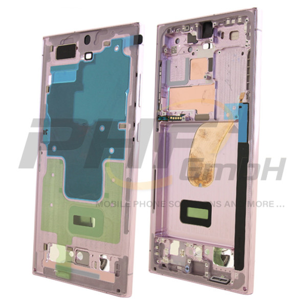 Samsung SM-S918b Galaxy S23 Ultra Mittelrahmen, lavender, Serviceware